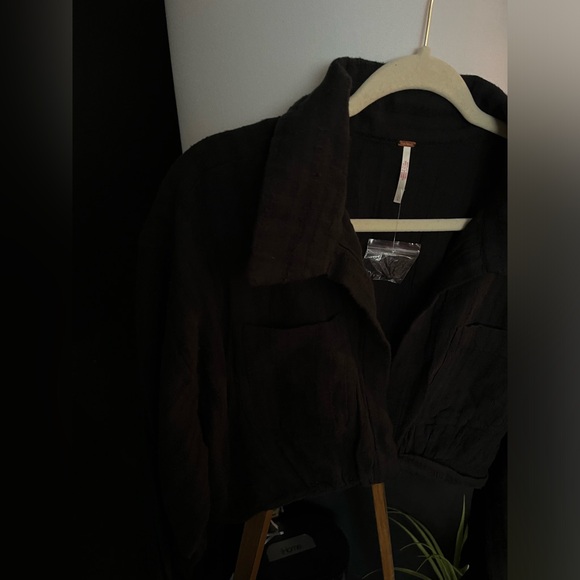 NWOT FREE PEOPLE Stay Cool Set In Black MSRP $98 Size L - Picture 10 of 16